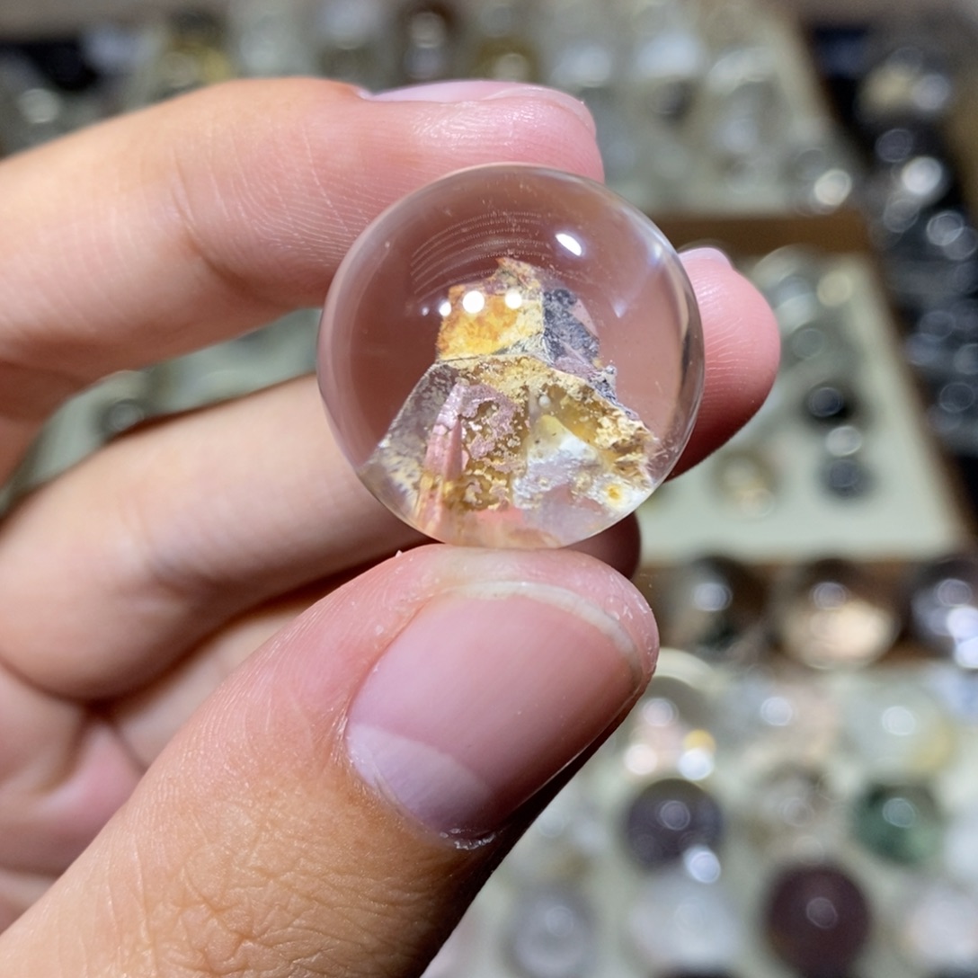 水晶珠宝半成品未镶嵌21.5m