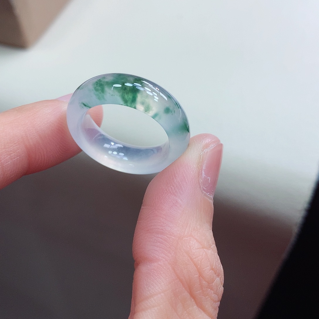 未镶嵌戒指翡翠11-12号