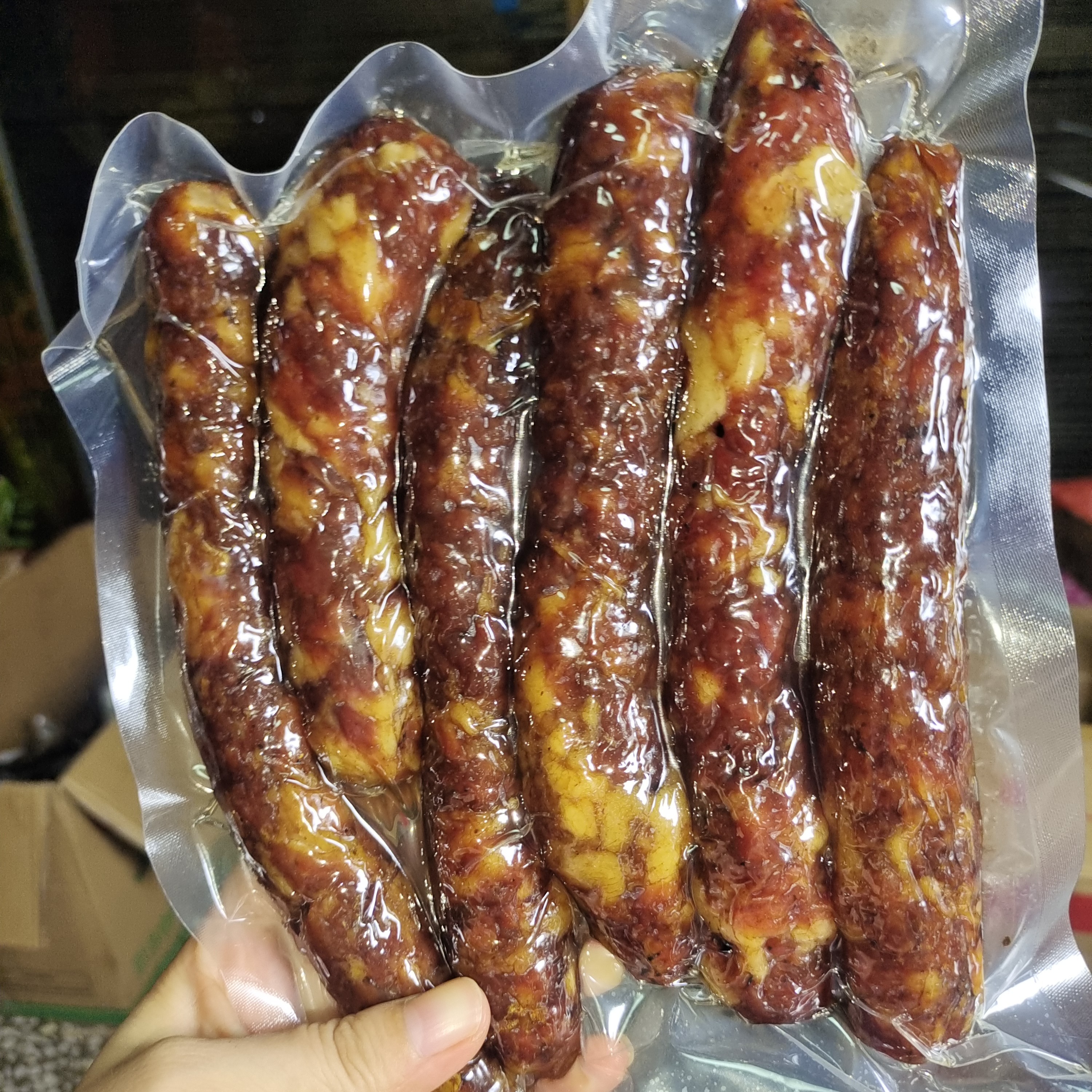 正宗湘西腊香肠1斤~3斤原味-麻辣味香肠