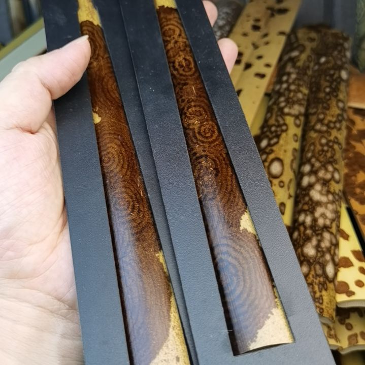 扇子大紫花草妃扇子料