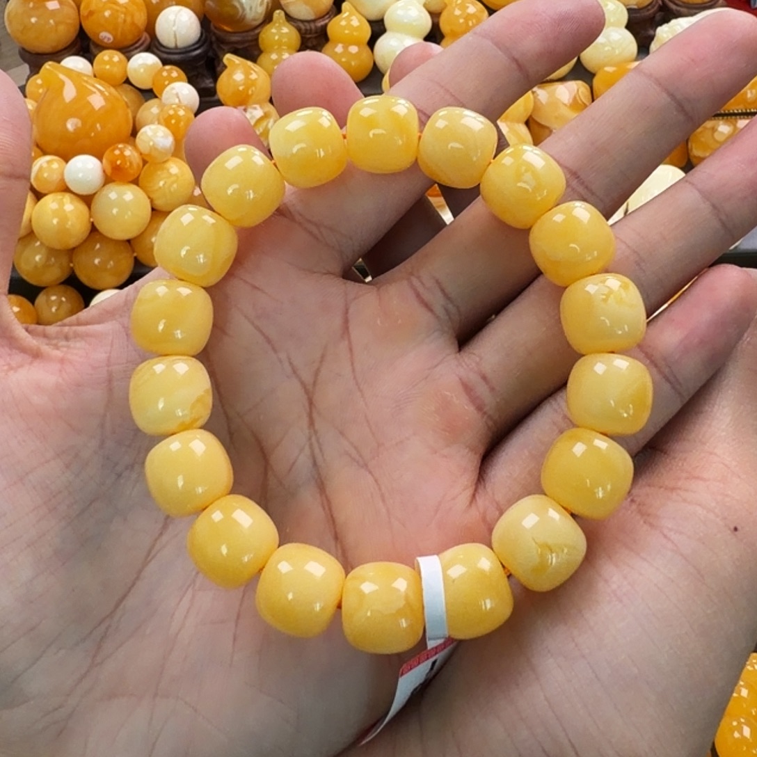 琥珀未镶嵌珠宝奇石13mm同料