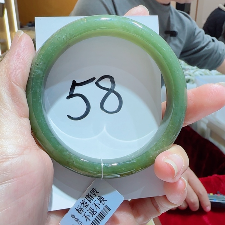 和田玉未镶嵌手镯822