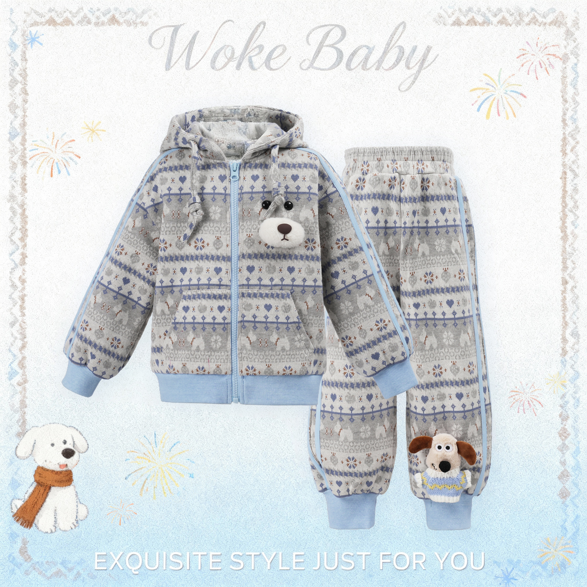 BO2026春款男童春季外套新款儿童裤子汉服FS6005