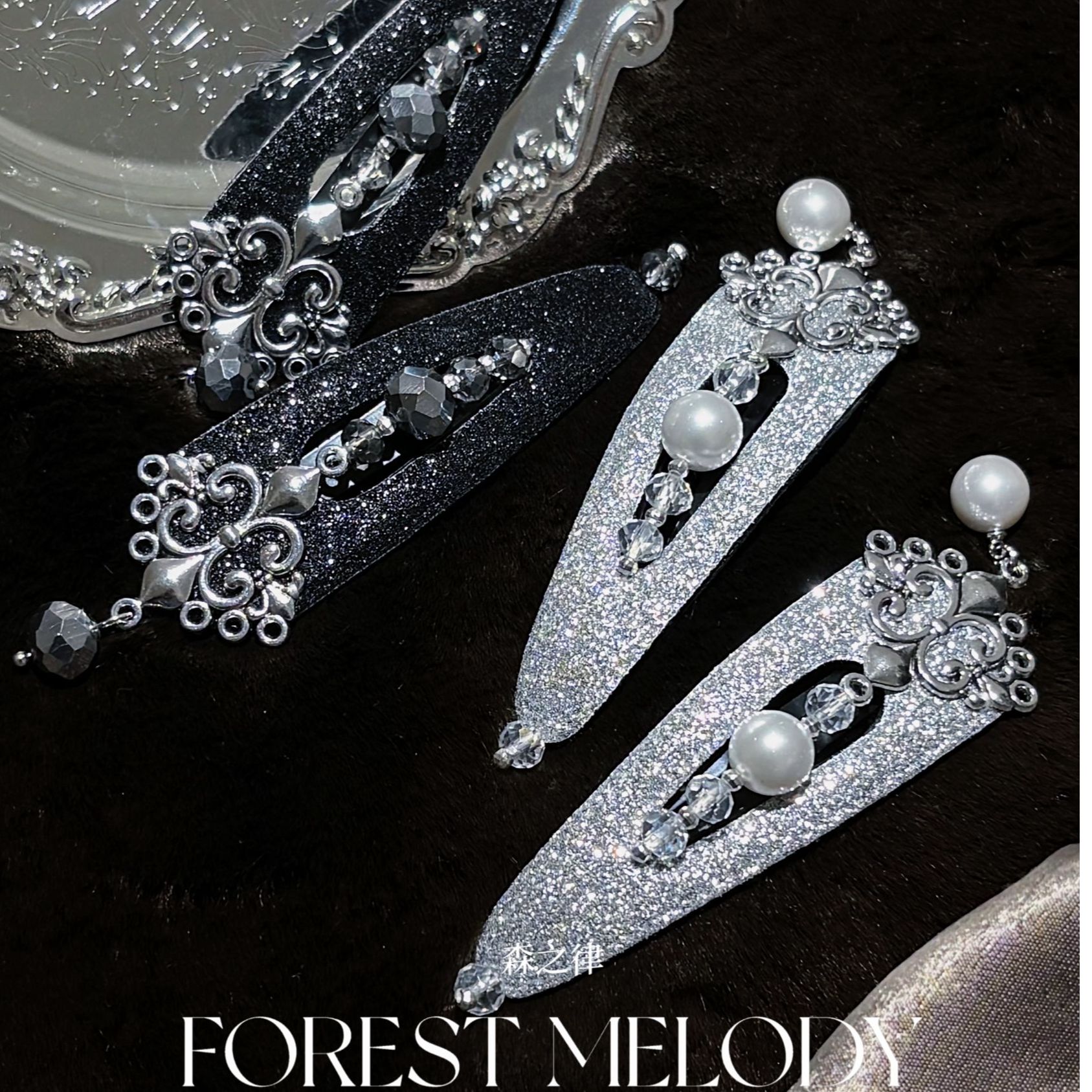 森之律 和亲【Yun石系列】发夹（一对））