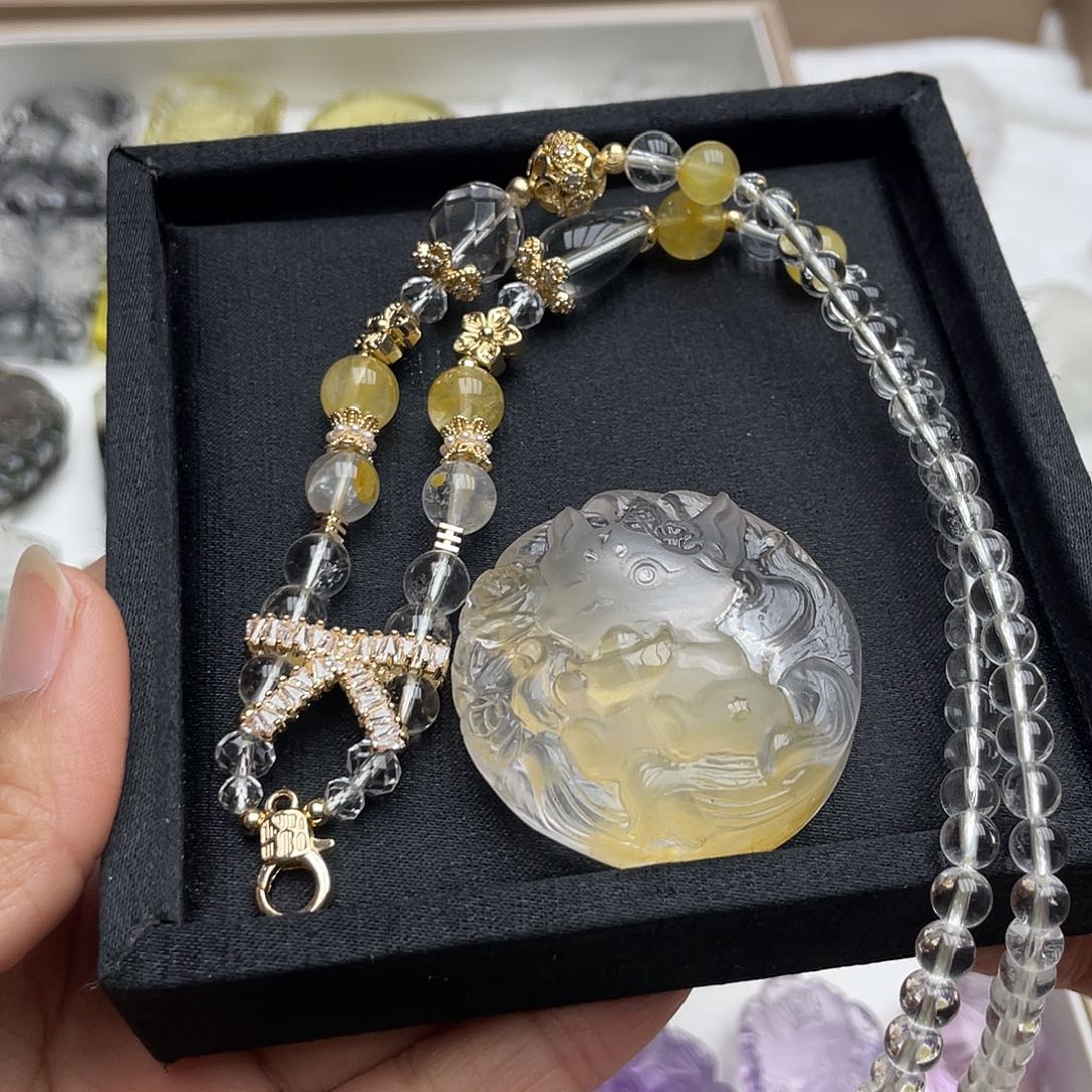 吊坠(不含链)未镶嵌水晶王*喆