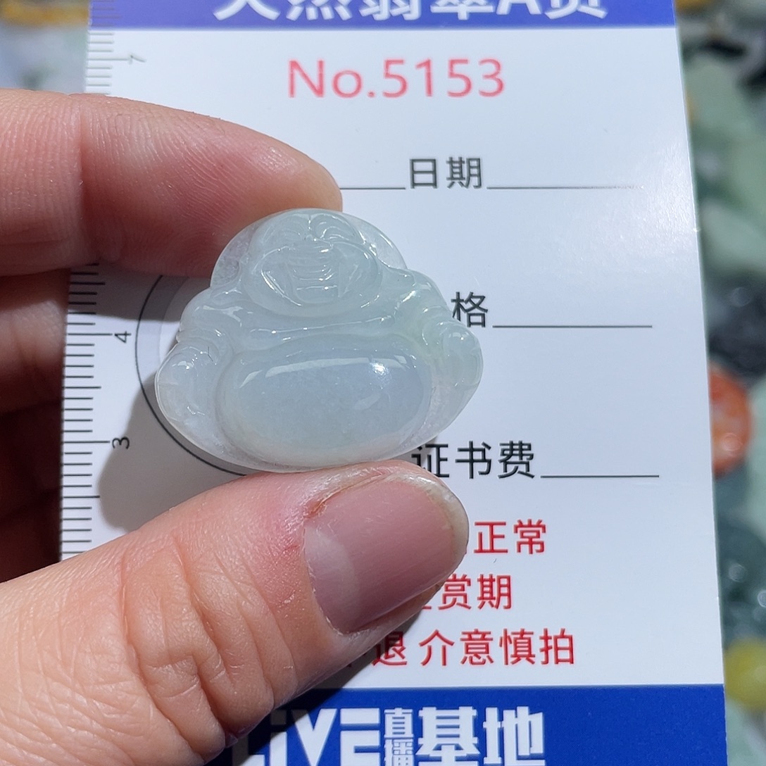 翡翠未镶嵌挂件5153