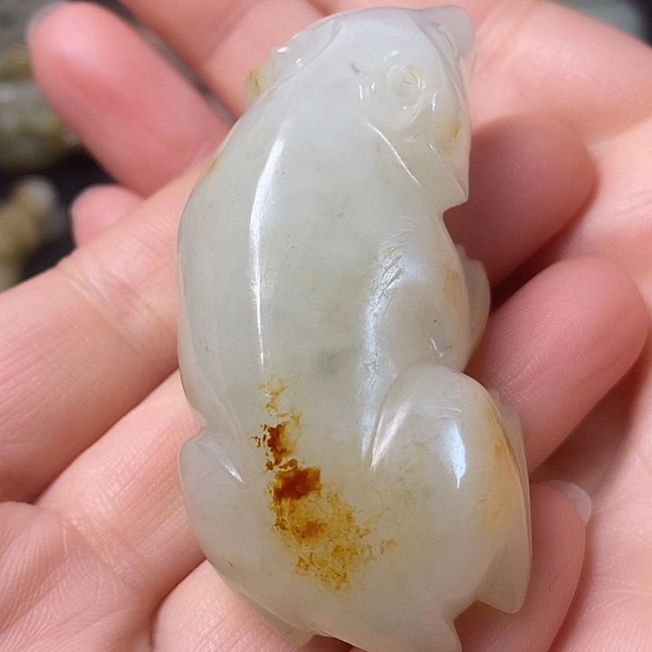 和田玉（糖玉）车挂未镶嵌用****9