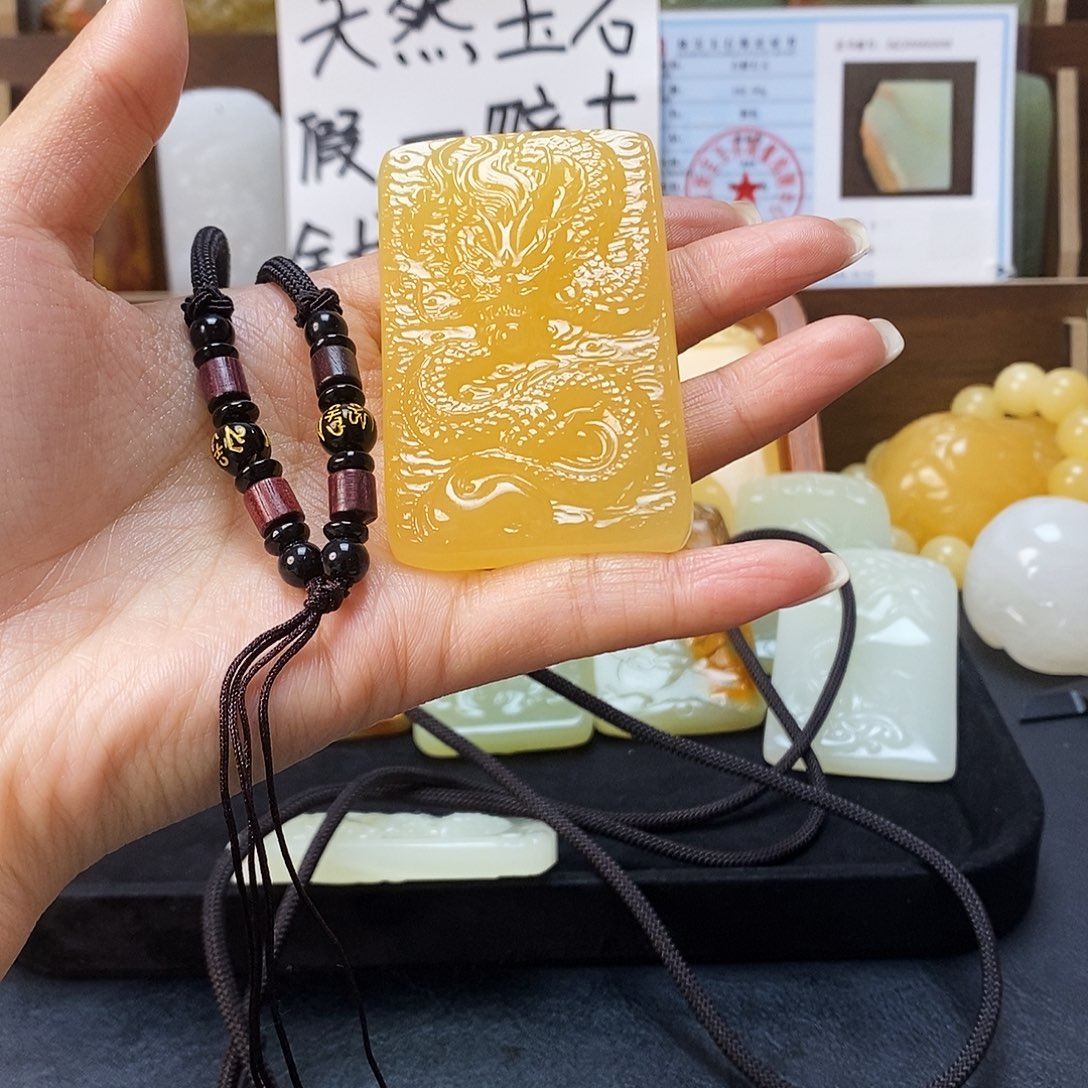 新疆昆仑山料方解石玉11