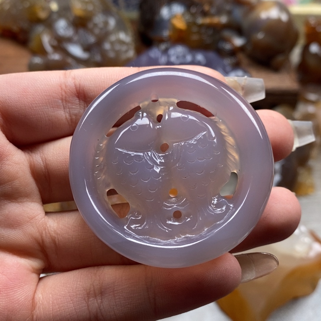 玛瑙/玉髓未镶嵌颈饰