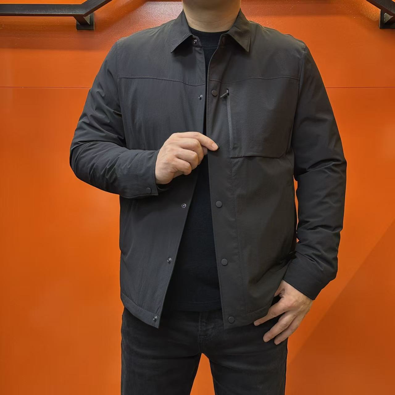 杰克朗博【鹅绒系列】秋冬新商务休闲男士轻薄鹅绒服89117