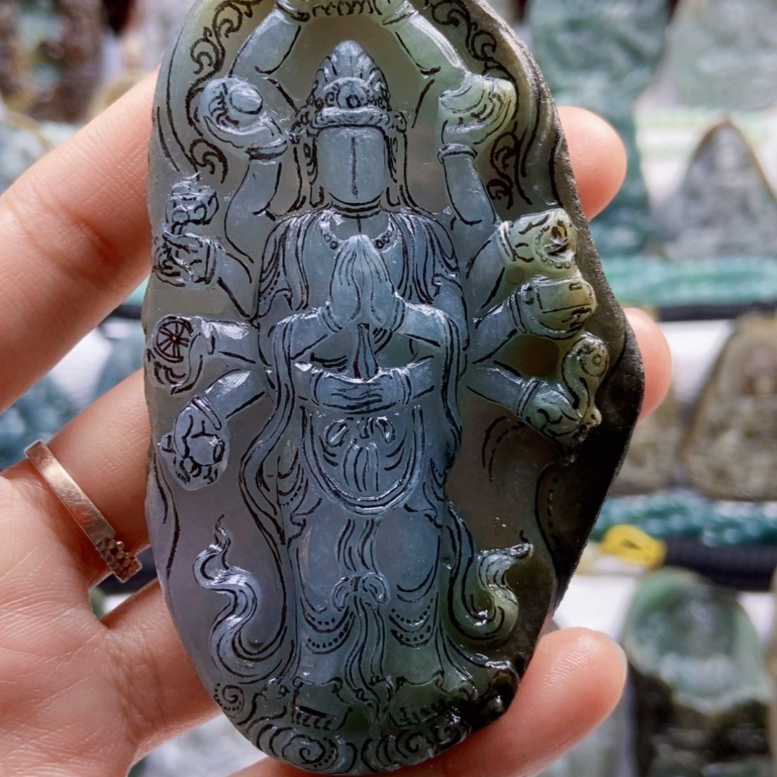 未镶嵌定制翡翠V****?翡翠定制料