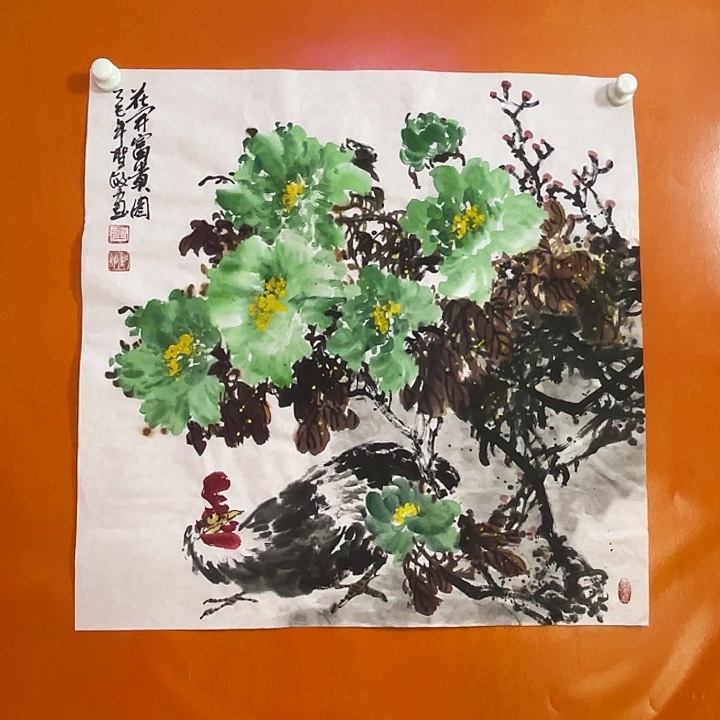 国画张圣敏先生纯手绘作品