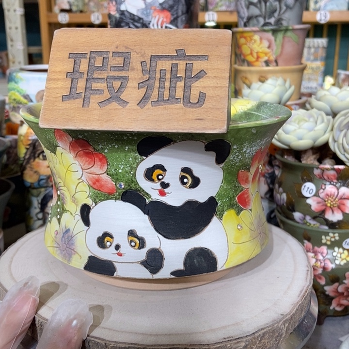 红陶景德镇艺术手绘作品