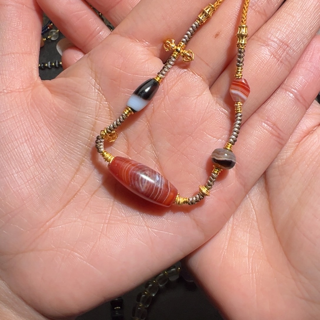 玛瑙/玉髓未镶嵌颈饰