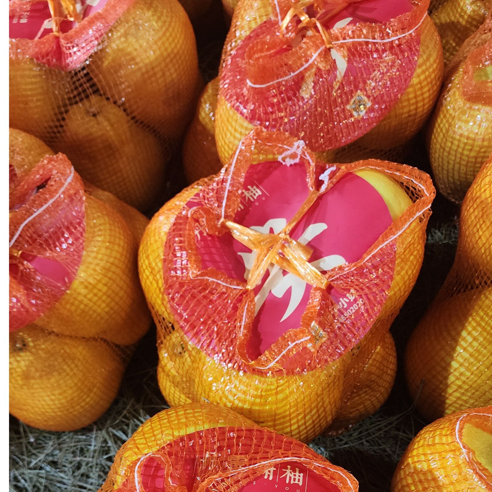 丹霞谢柚优品6个网袋装11斤左右（正宗长坝沙田柚）