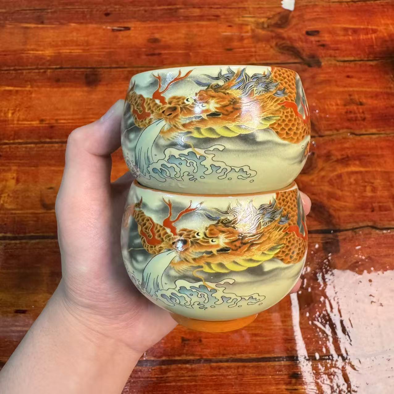 【闪购商品】阿土茶器优选专属链接黄汝祥龙主人对杯品茗杯精美器具