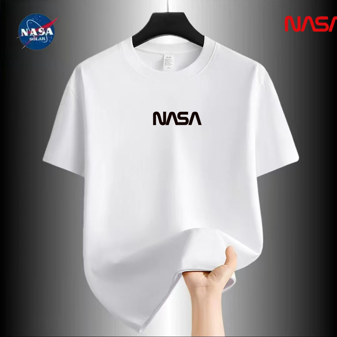 【万针刺绣】NASA联名夏季刺绣短袖T恤微宽松时尚男女同款百搭53