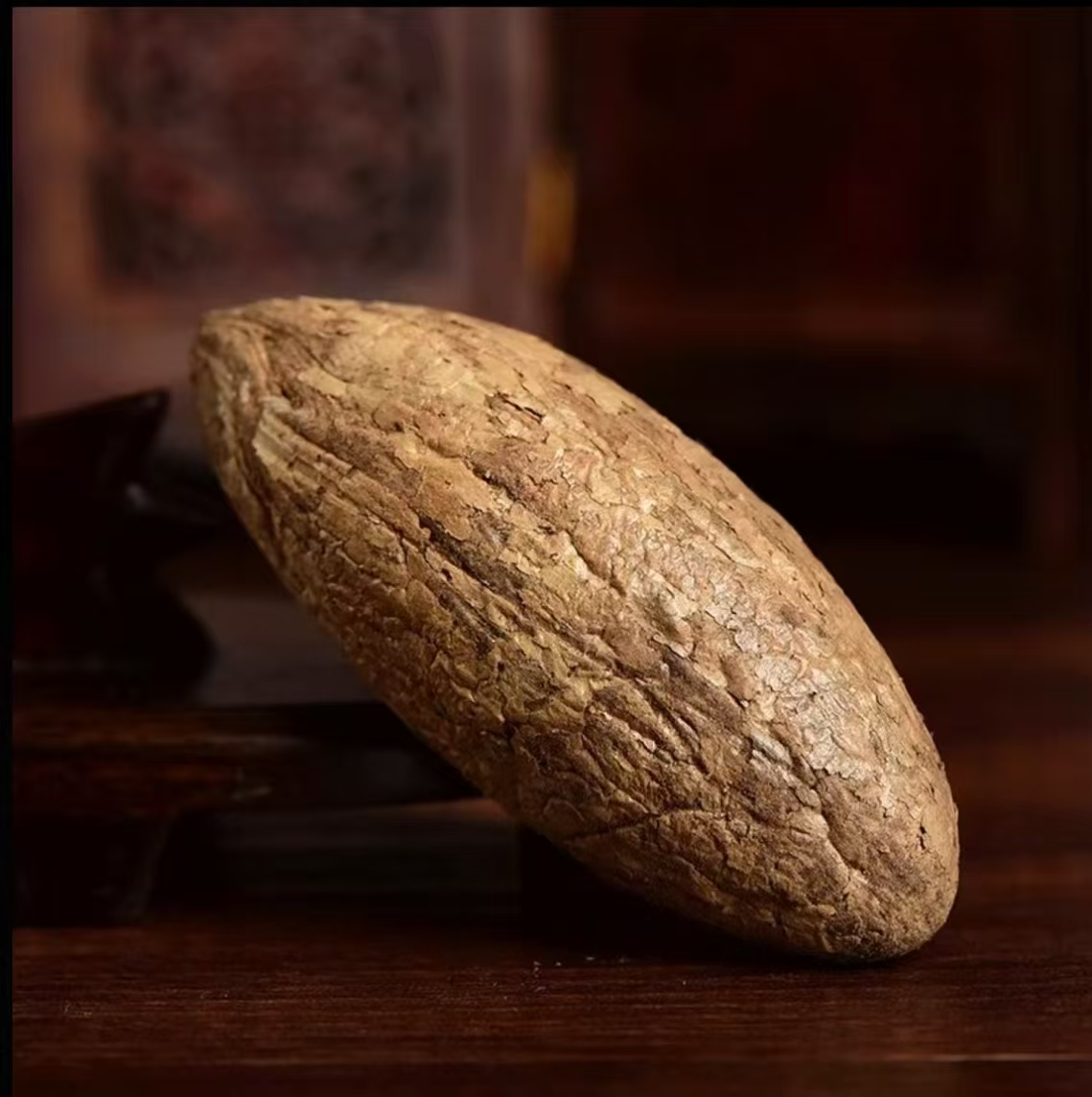 原皮千眼精品大果手把件