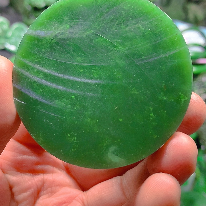 和田玉（碧玉）未镶嵌珠宝半成品