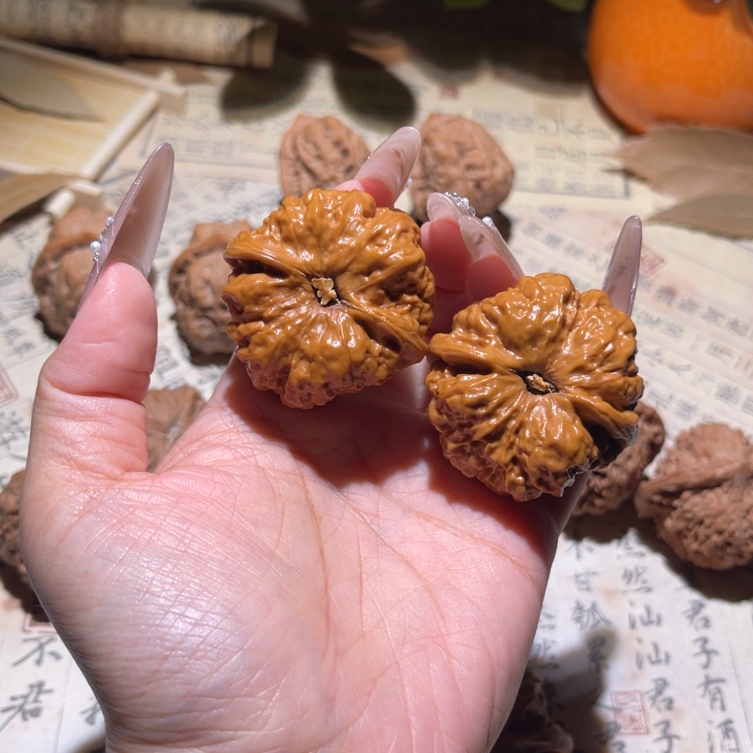 星***级文玩核桃吊坠42昌平蛤蟆头直播选购，88888