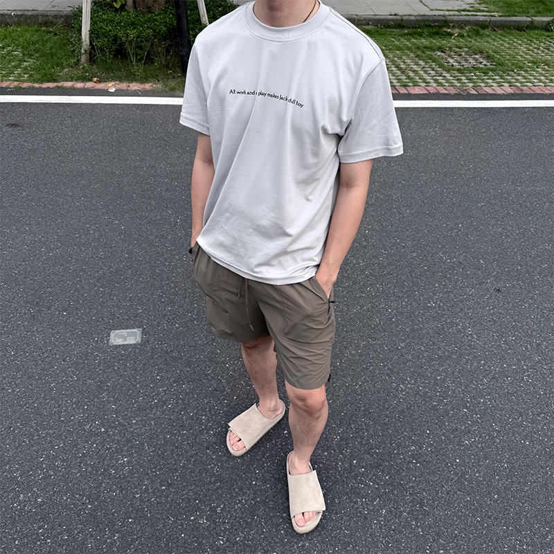 ZOZOFOREST【3237】“Slogan标语系列”夏季轻薄凉感莱赛尔短袖T恤
