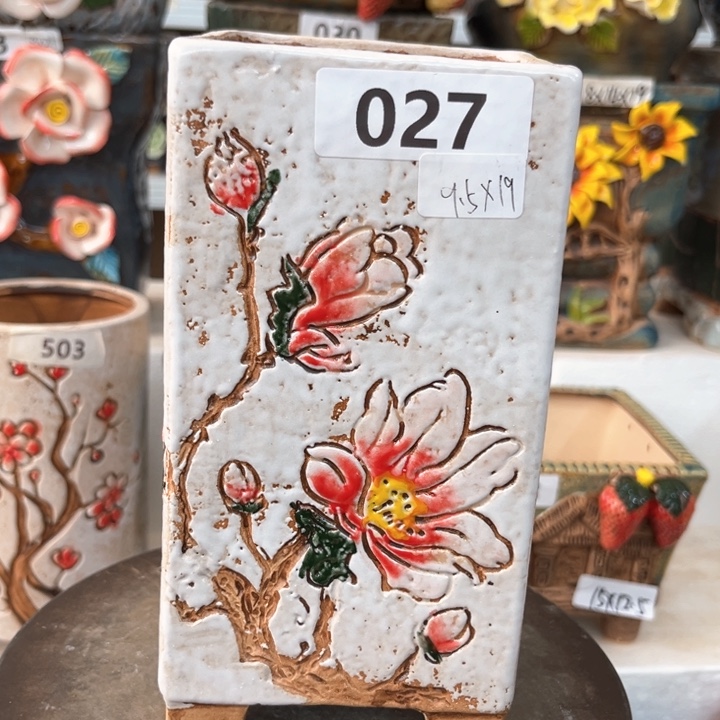 紫砂花盆粗陶材质多肉花盆