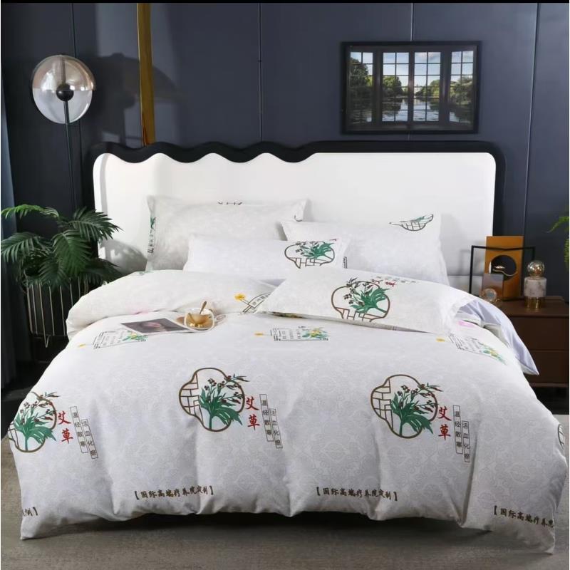 高端印花床上用品四件套（白色）