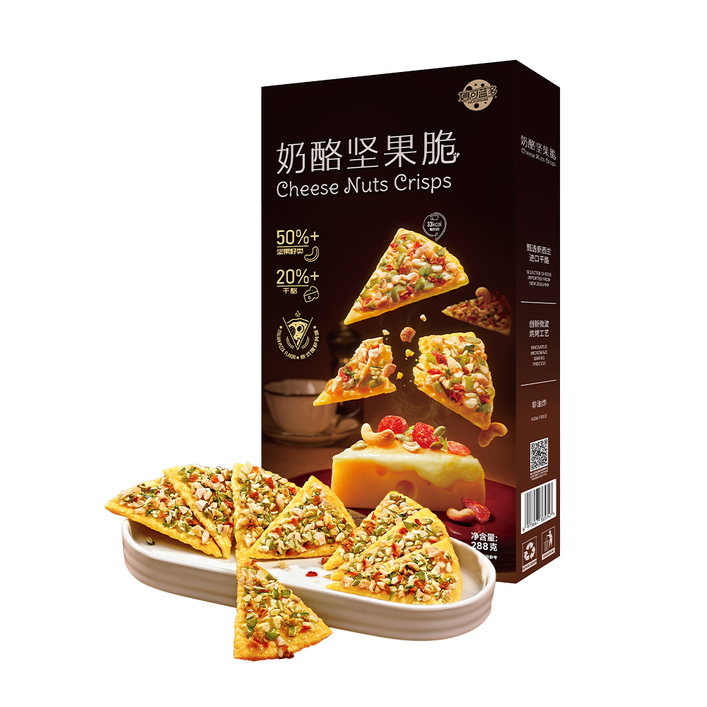 妙可蓝多 奶酪坚果脆意式披萨味288g