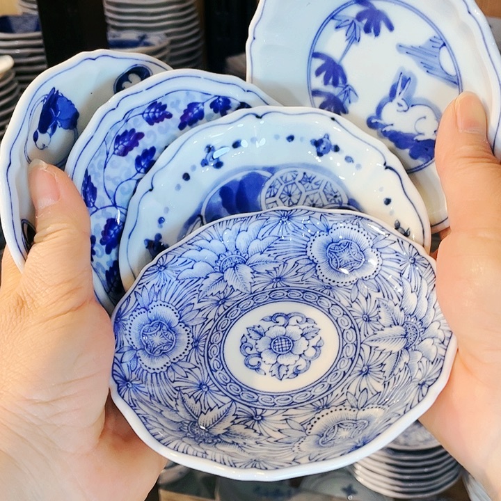 瓷片5只12厘米味碟888@@@@@@@@@