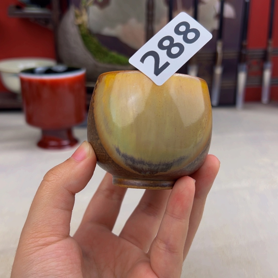 杯子纯手工柴烧主人杯