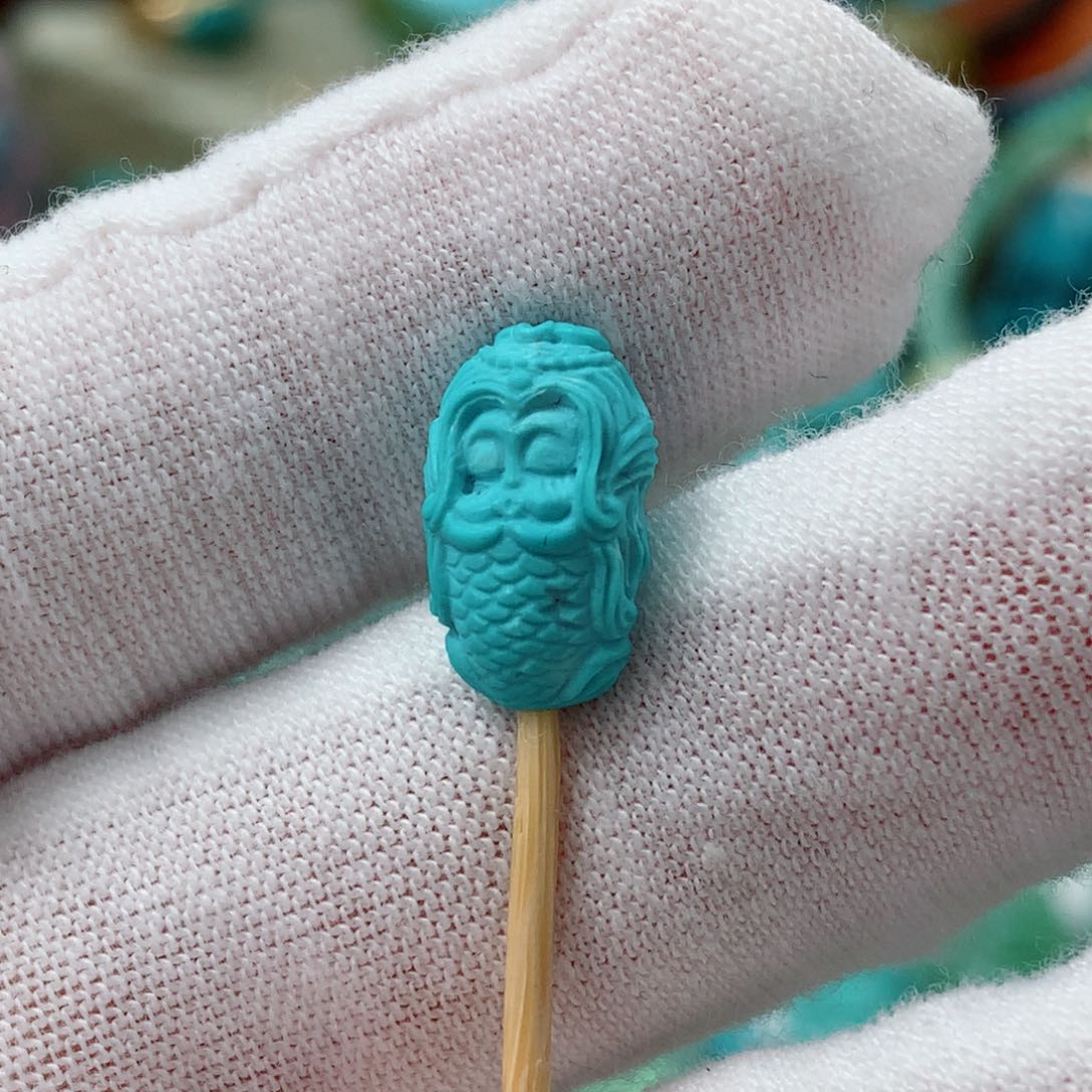 绿松石珠宝奇石未镶嵌