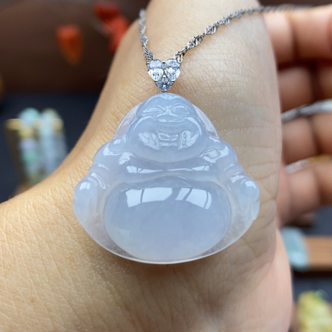 【闪购商品】颈饰18K金镶嵌翡翠16