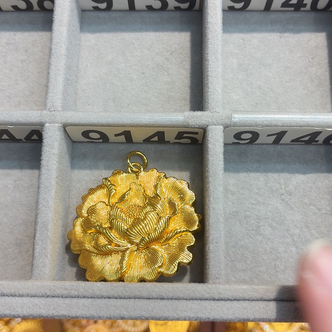 铜合金9145强保色发 1 个壹笔壹吊坠