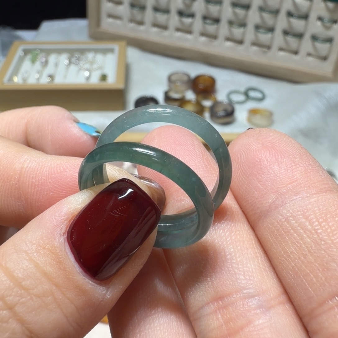 A***大玛瑙/玉髓未镶嵌戒指