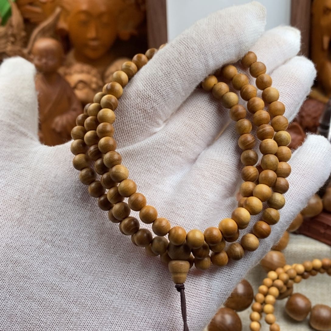 手串/手链檀香木迈索尔，老山檀香，奶香06