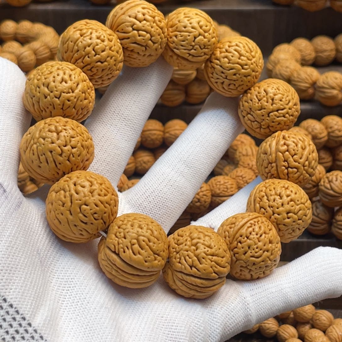 吊坠桃核精品大龙蛋手串