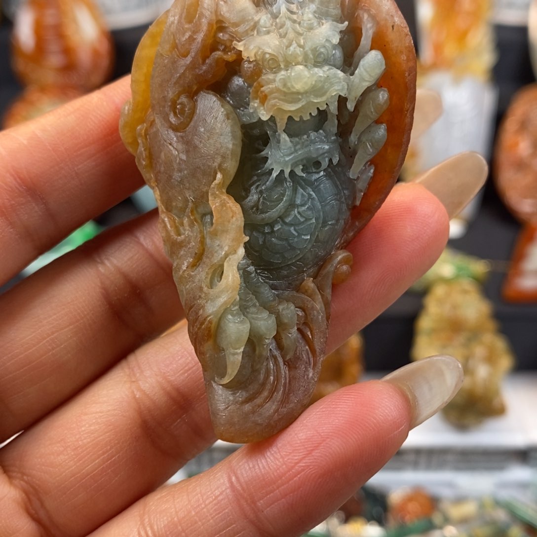 定制翡翠未镶嵌日***心