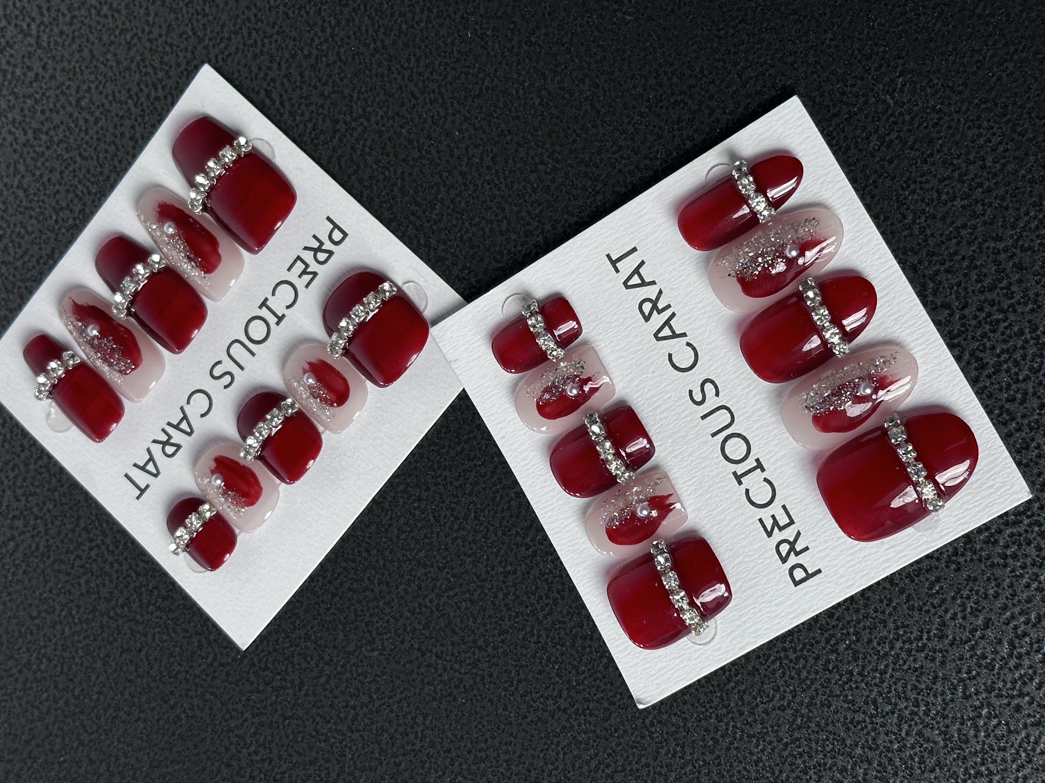 【宝石红酒】Preciouscarat纯手工穿戴甲