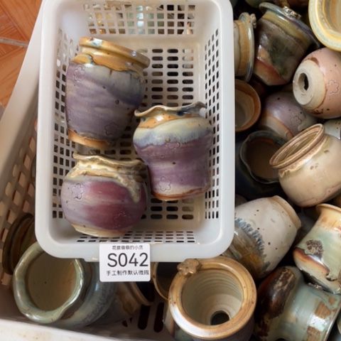 紫砂花盆微瑕042口径5厘米左右