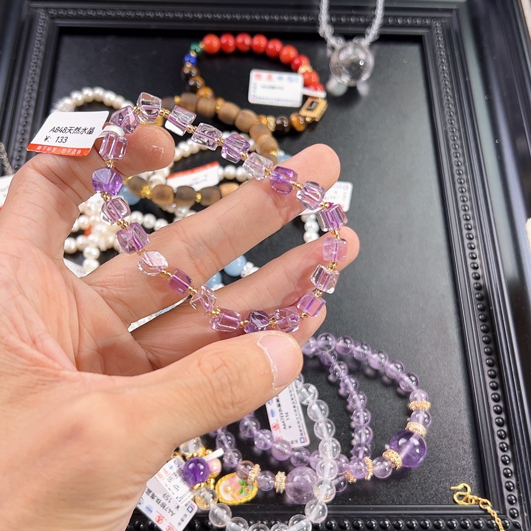水晶手链未镶嵌单品