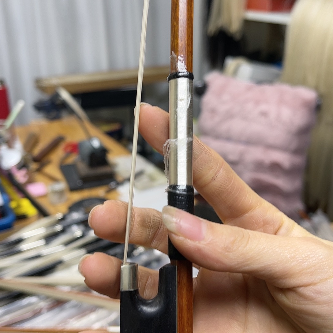 中提琴弓，纯天然无漂白马尾
