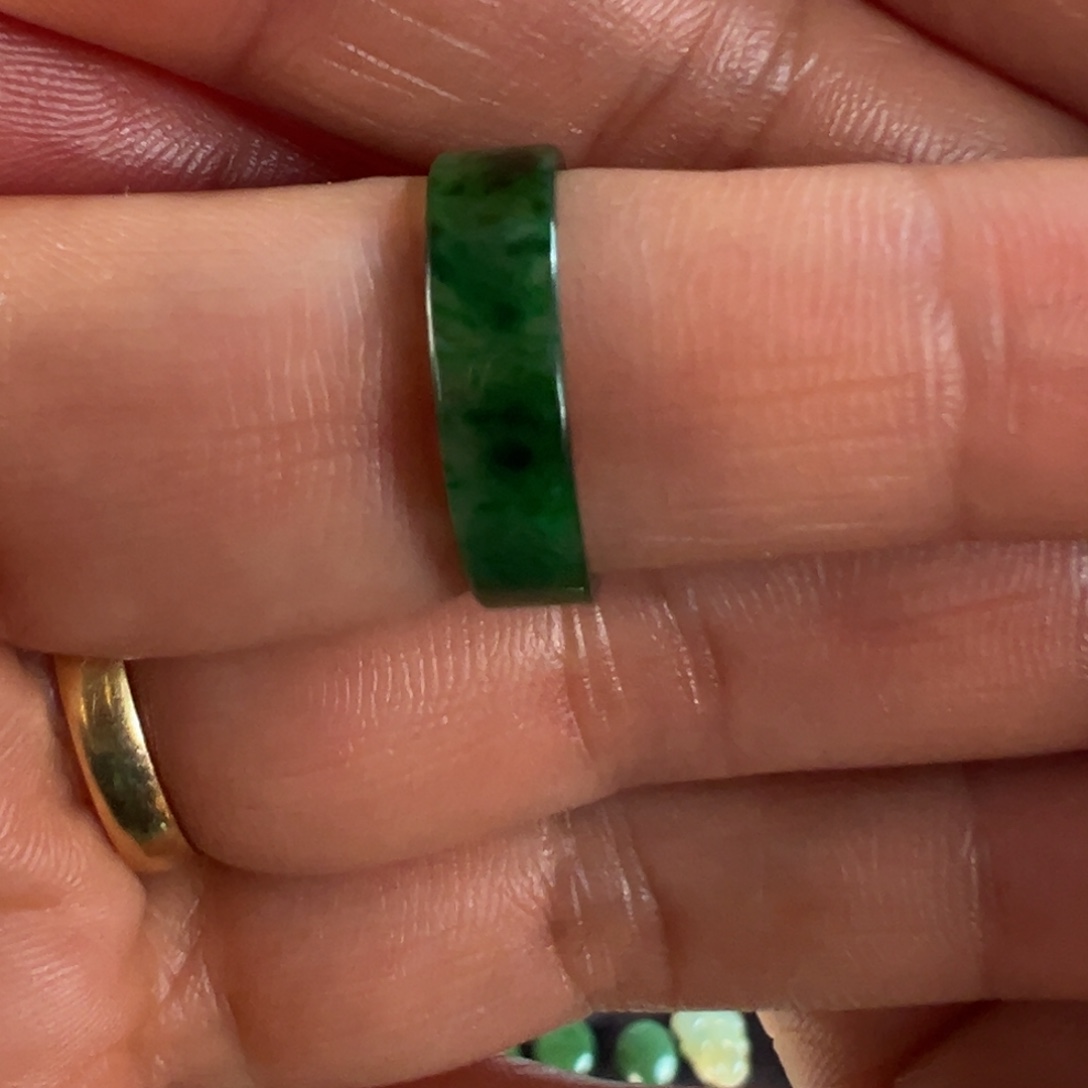 ****糖翡翠未镶嵌手镯天然翡翠戒指