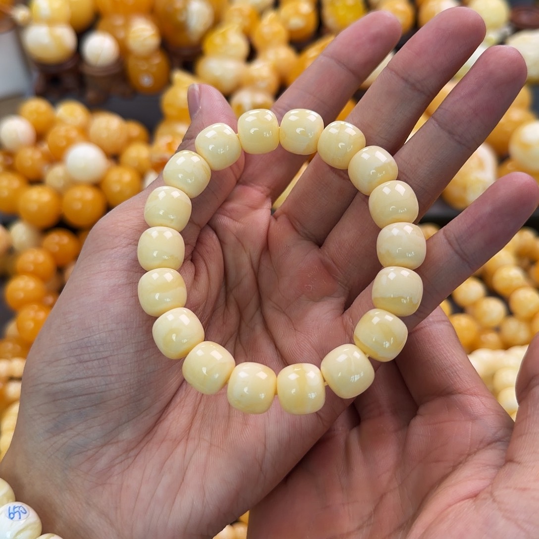 琥珀未镶嵌珠宝奇石12mm同料