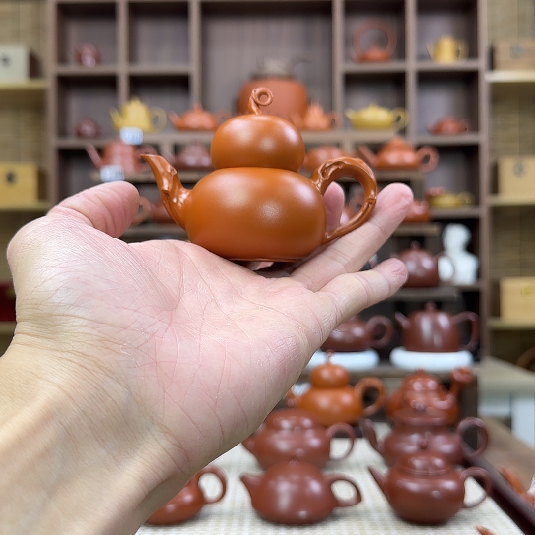 茶壶紫砂潮州手拉壶葫芦