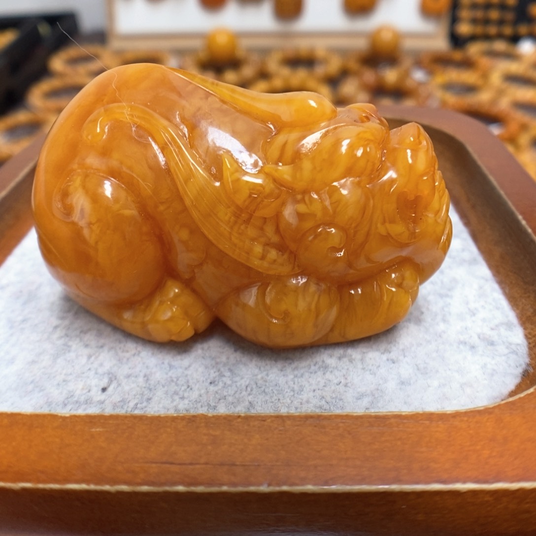 蜜蜡项链未镶嵌蜜蜡吊坠