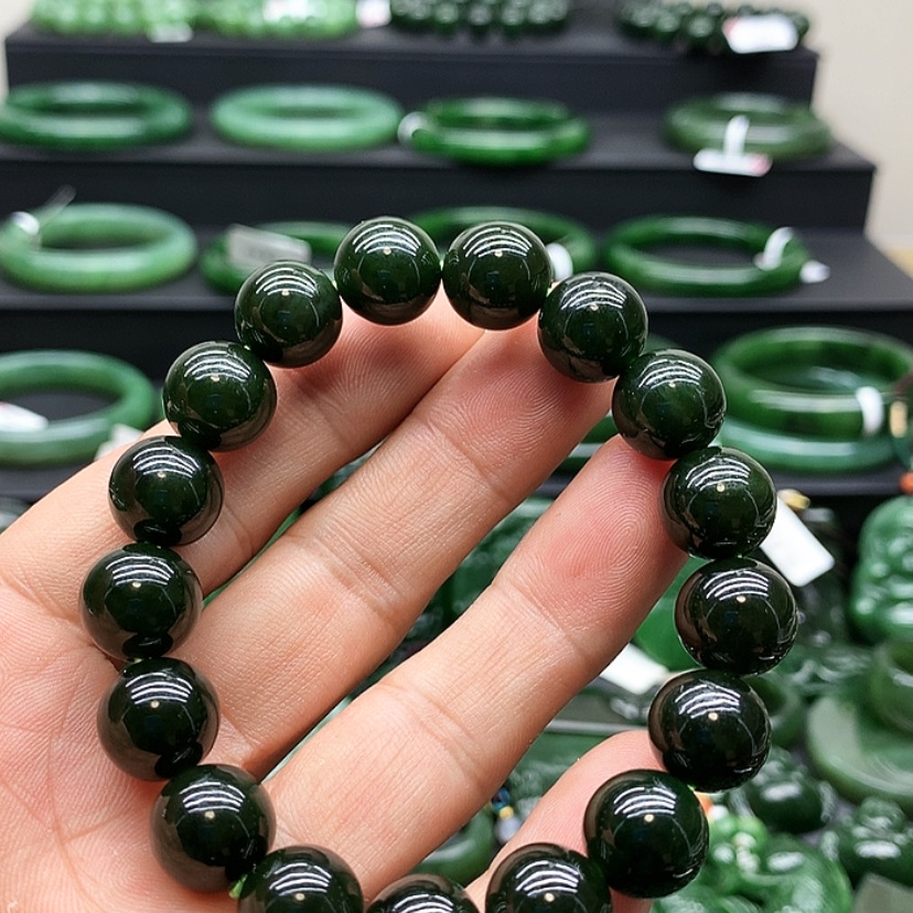 【闪购商品】和田玉（碧玉）手链未镶嵌