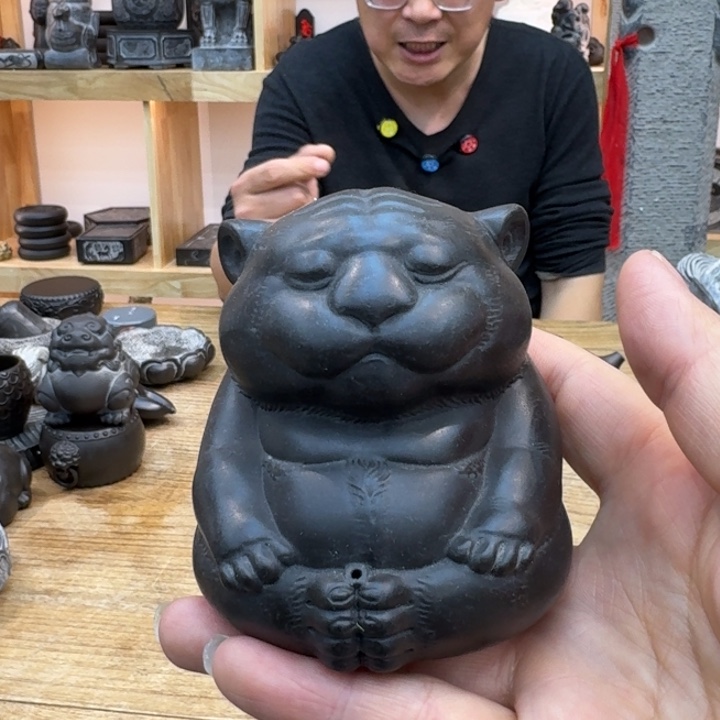 西安石晋錾石雕手工雕刻摆件