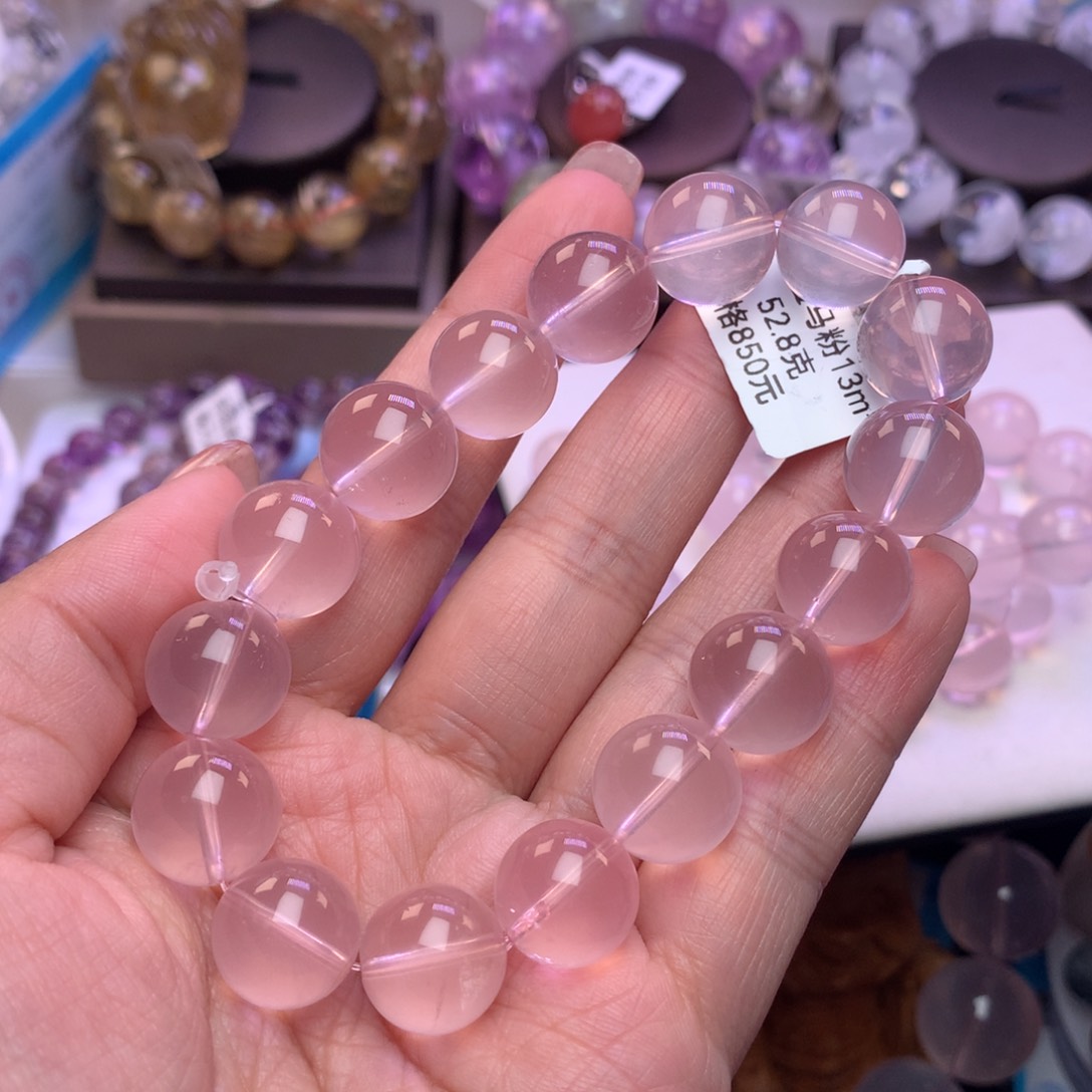 水晶手链未镶嵌是**吖手链