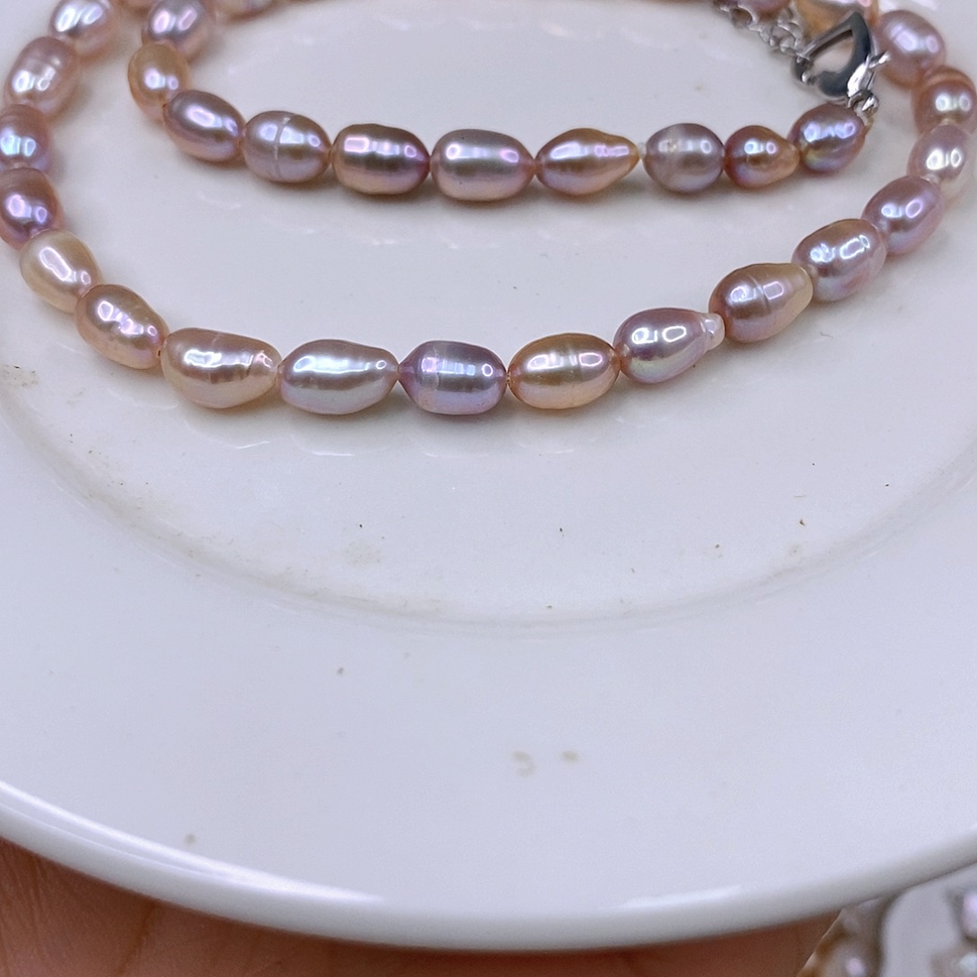 淡水珍珠颈饰合金