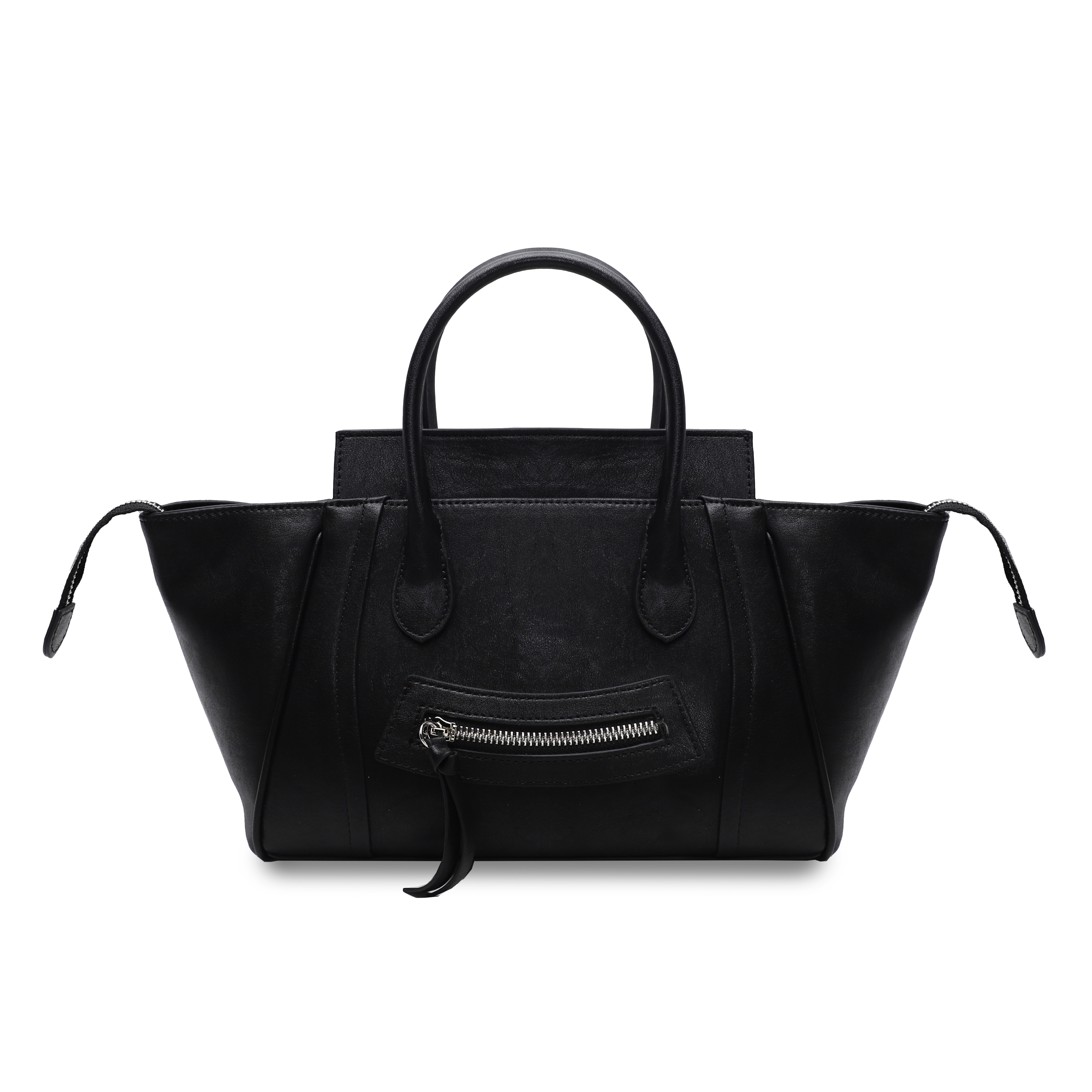 【李老板专属】时尚百搭手提大容量笑脸包2388-1高级黑